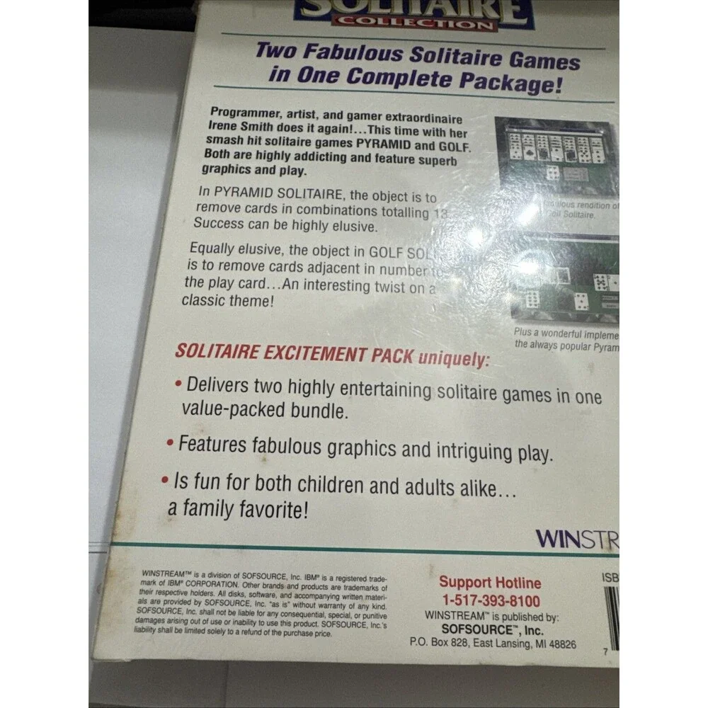 Winstream IBM Tandy Windows Solitaire Collection 3.5